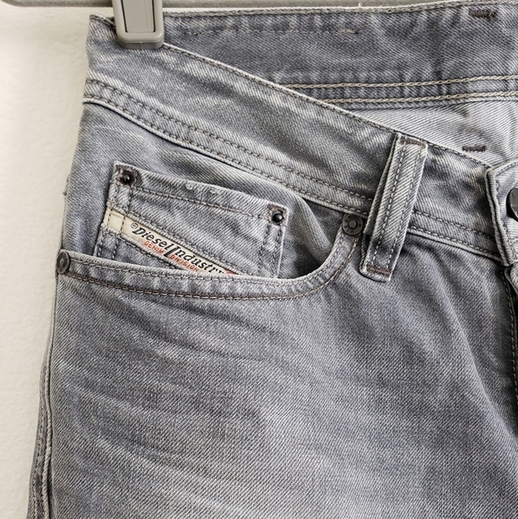 Diesel Men's Viker Regular Straight Fit Jeans size W 27 L 30 Wash 008QP or Gray - Picture 4 of 16